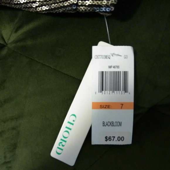 HOT Gold & Black Rhinestone Dress - Picture 8 of 8